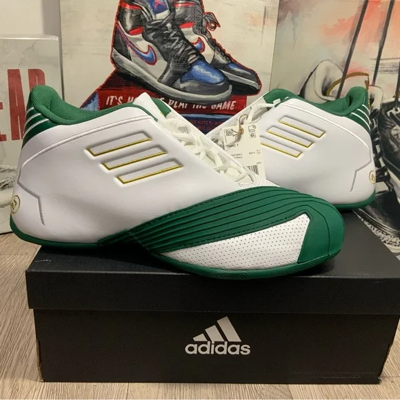 Adidas TMac 1 LeBron James SVSM PE RETRO DS Basketball Shoes FW3663 Size 9 New - Picture 8 of 10